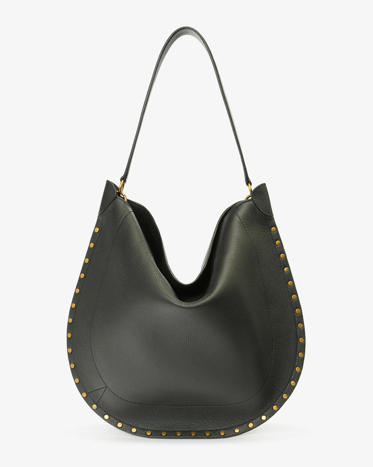 SAC OSKAN HOBO SOFT EN CUIR GRAINÉ - Image 6